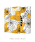 Imagem do Quadros Decorativos Folhagem Amarela e Preta - Composição com 2 Quadros