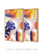 Quadros Decorativos Folhagem Laranja e Roxa - Composição com 2 Quadros - comprar online
