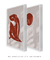 Quadros Decorativos Inspiração Matisse - Composição com 2 Quadros - loja online