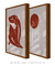 Quadros Decorativos Inspiração Matisse - Composição com 2 Quadros na internet