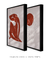 Quadros Decorativos Inspiração Matisse - Composição com 2 Quadros - loja online