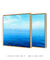 Quadros Decorativos Mar Azul Tranquilo Paisagem - Composição com 2 Quadros - comprar online