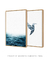 Quadros Decorativos Paisagens Oceano Mar Beija-Flor - Composição com 2 Quadros - comprar online