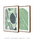 Quadros Decorativos Tropicais Folhagem - Composição com 2 Quadros na internet