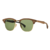 Lentes de Sol Ray-Ban Clubmaster 3016M 1181 - 1182/4E Madera Clasica/Verde