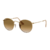 Lentes de Sol Ray-Ban Round 3447 001/51 Dorado/Marron Degrade