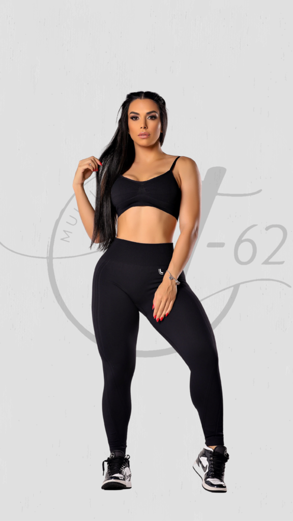 Kit 02 Legging Max Lupo Sport, 2 Preto