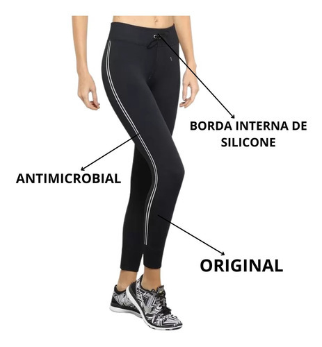 Calça Legging Esportiva Lupo Sport Feminina Adulto Leg Max