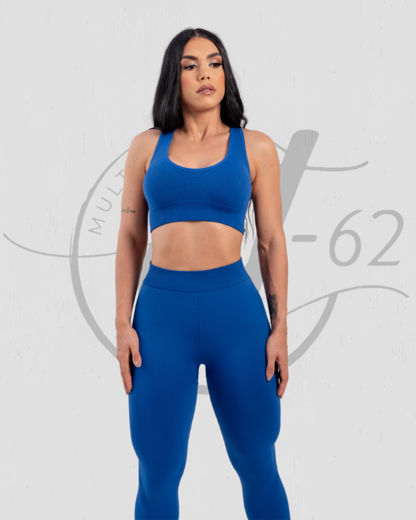 Calca Legging Lupo Sport Feminina Adulto Up Control VB Fitness com Cos Alto  em Poliamida Elastano