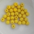 Miçanga Bolinha leitosa Amarelo (8mm)