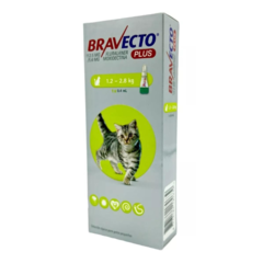 BRAVECTO 112mg Pipeta Antiparasitaria para gatos de 1.2 a 2.8 kg