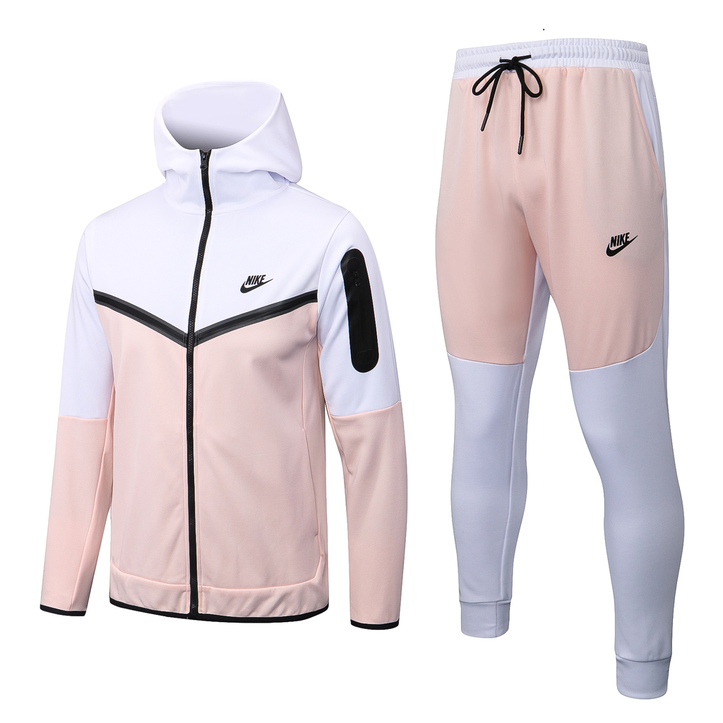 Tech Fleece Nike 4 Rosa Branco G10 sports