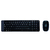 Kit Teclado e Mouse Sem Fio Logitech MK220 Preto