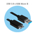 Case Para HD 3,5 Transparente PC Sata USB 3.0 5Gbps Orico 3159U3 Com Base de Borracha para Mesa - comprar online