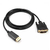 Cabo Conversor Displayport para DVI-D Dual Link 1,8 Metros Conectores Banhado a Ouro F3 1229