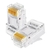 Conector de Rede Ez-rj45 Vazado Pack 100 Unidades Plug RJ45 Exbom - comprar online