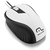 Mouse Óptico Multilaser Emborrachado Branco e Preto Wave MO224 1200DPI