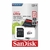Cartão de Memória Micro SD 16GB Classe 10 80mb/s 533x Sandisk SDSQUNS-016G-GN3MA
