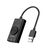 Placa de Som Adaptador de Áudio USB Multifunções Fone e Microfone Profissional Orico SC2-BK