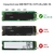 Case Gaveta Para SSD M.2 M2 Sata NGFF 5 Gbps USB C 3.1 Type C Orico M2PF-C3 Com Dissipador Alumínio. - comprar online