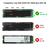 Case Gaveta de Bolso Slim Para SSD M.2 M2 Sata NGFF Key B B+M 5 Gbps USB 3.0 Exbom CGHD-M2B31 - comprar online