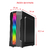 Gabinete Gamer Ciclope Preto Mymax RGB Frontal USB 3.0 Mid Tower Sem Cooler na internet