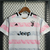 Kit Infantil Juventus Away 23/24 Adidas - Branco e Rosa - comprar online