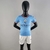 Kit Infantil Manchester City Home 22/23 Puma - Azul