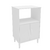 Mobi Alacena de Madera Modelo Ámsterdam Color Blanco Largo 58 cm Mueble de Cocina Horno Microondas - comprar en línea