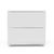 Mobi Buró de Madera Modelo Catar Color Blanco Largo 60 cm 2 Cajones Recámara - comprar en línea
