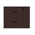 Mobi Cómoda de Madera Modelo Escocia Color Chocolate Largo 100 cm 4 Cajones Recámara - comprar en línea
