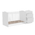 Mobi Cuna con cambiador y cajonera de Madera Modelo Mako Color Blanco Largo 190.3 cm Recamara - comprar en línea
