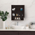 Mobi Gabinete para Baño de Madera con Espejo Modelo Olimpo Color Chocolate Largo 60cm Organizador - comprar en línea