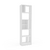 Mobi Librero de Madera Modelo Pitágoras Color Blanco Largo 48 cm 6 Entrepaños Organizador - comprar en línea