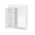 Mobi Gabinete para Baño de Madera con Espejo Modelo Hermes Color Blanco 60cm Organizador en internet