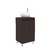 Mobi Mueble para Baño de Madera Modelo Laguna Color Chocolate Largo 48 cm Incluye Lavabo Ovalin y Llave mezcladora - MOBI MUEBLES