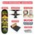 Skate Profissional Perfect Line Montado - Spray Skull 8.0 na internet