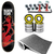 Kit Shape Black Star Diaba 8.0 com Lixa, Parafuso e abec