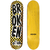 Shape Para skate Profissional Broken Xadrez Amarelo 8.0