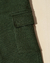 Pantalón cargo de frisa, Verde militar - comprar online
