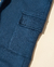 Pantalón cargo de frisa, Azul - comprar online