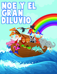 COLOREAR NOE Y EL GRAN DILUVIO- ARCHIVO DESCARGABLE