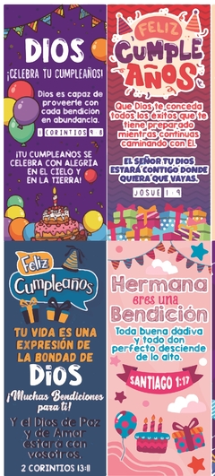 SEPARADORES CUMPLEAÑO- ARCHIVO DESCARGABLE - comprar en línea