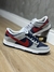 Nike SB dunk low - cinza, azul e vermelho