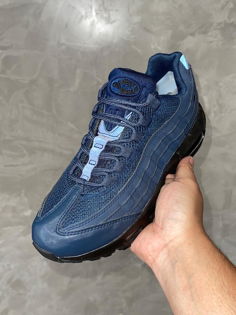 Air max 95 cheap preto e azul