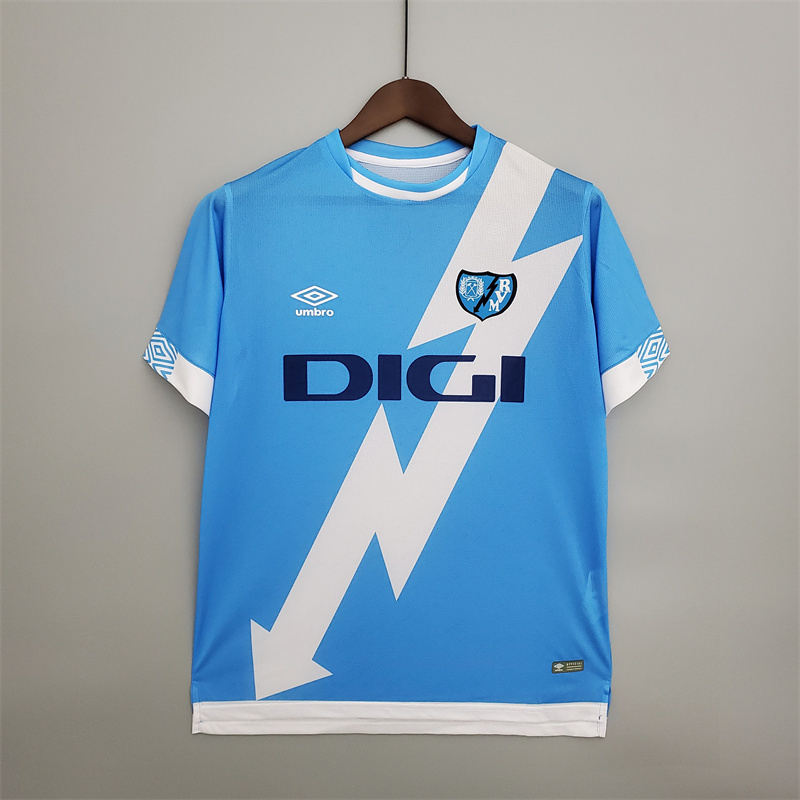 Tercera Camiseta Celeste de Rayo Vallecano 2021 22 AREA10