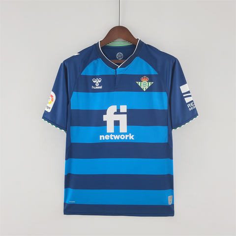 Camiseta Visitante Azul de Real Betis 2022 23 AREA10