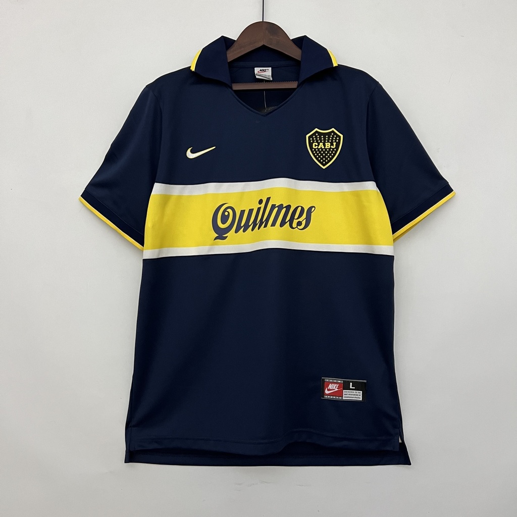 Boca Juniors Blue Retro Home Shirt 1996 97 AREA10