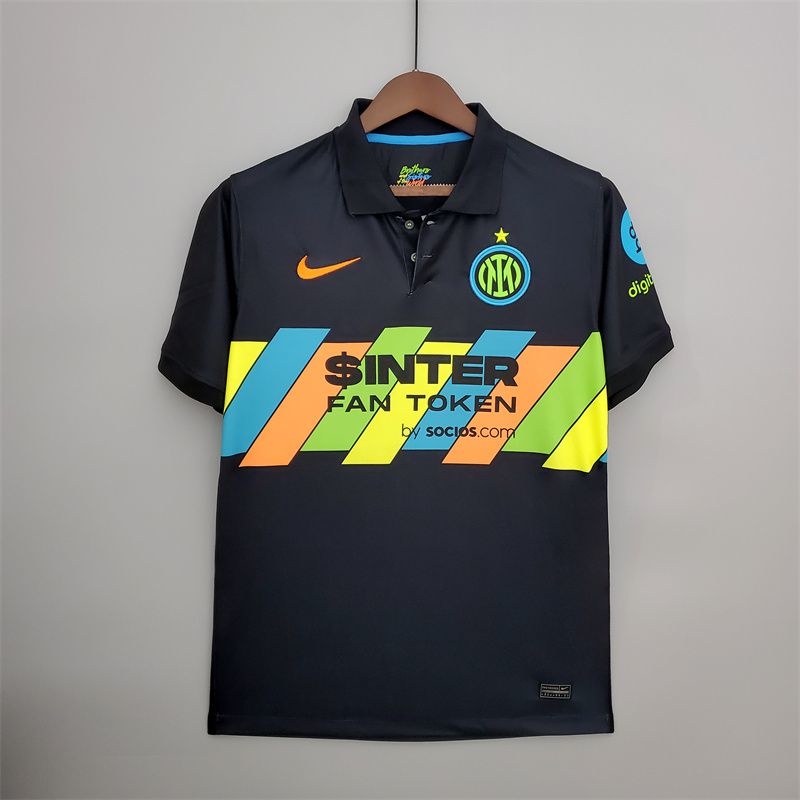 Inter Milan Third Black Shirt 2021 22 AREA10