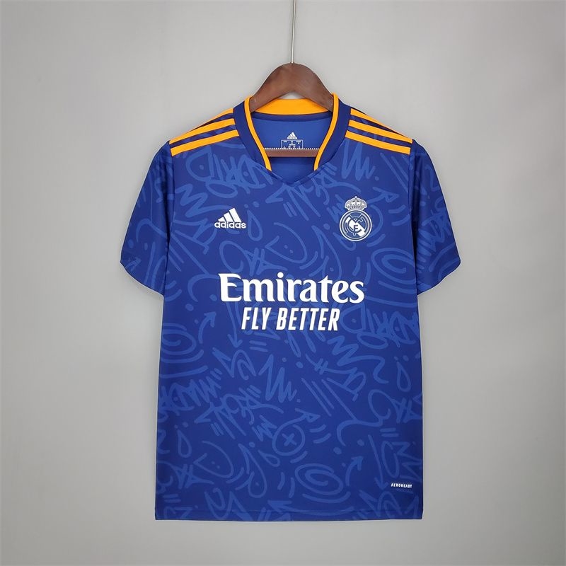 Camiseta Azul Visitante de Real Madrid 21 22 AREA10